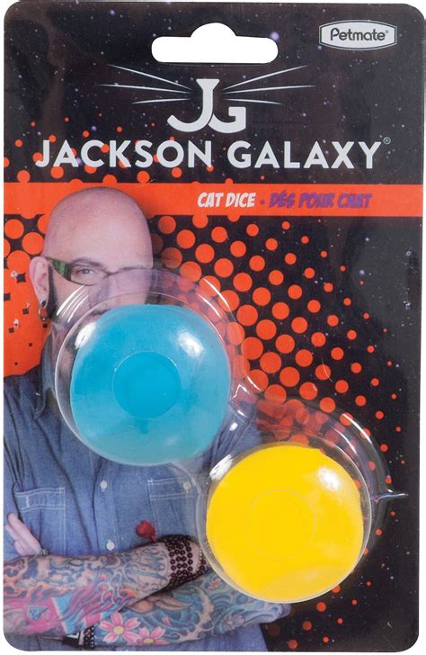 JACKSON GALAXY Cat Dice Rubber & Soft Cat Toy - Chewy.com