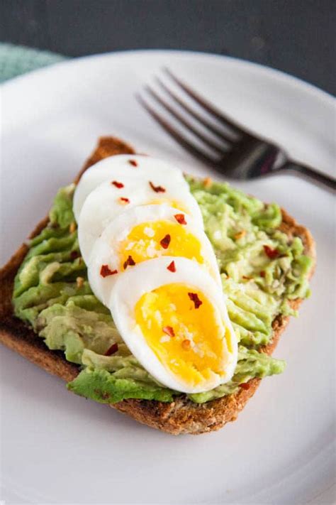 Hard Boiled Eggs with Avocado Toast - Breakfast For Dinner