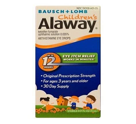 Children's Alaway® Allergy Eye Itch Relief Antihistamine Eye Drops 0.17 fl oz | Dry Eye Relief ...