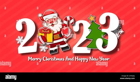 Merry Christmas And Happy New Year Vector 2023 – Get New Year 2023 Update