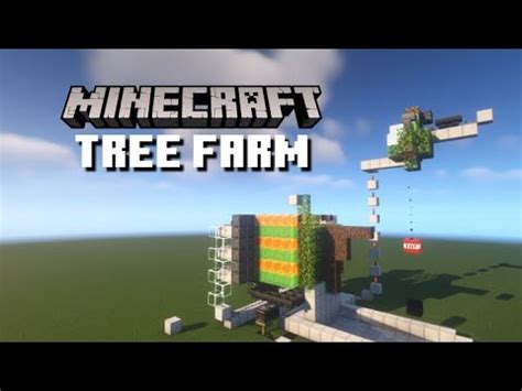 Minecraft wood farm Tutorial @YesSmartyPie @Shulkercraft - YouTube