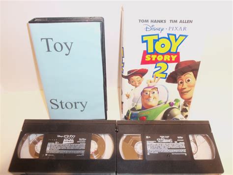 Vintage Walt Disney Pixar VHS Videos 1st Edition Clam Shell Toy Story 1 ...