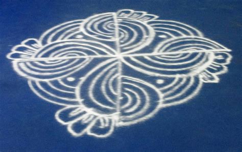 Friday padi kolam with dots by learn kolam