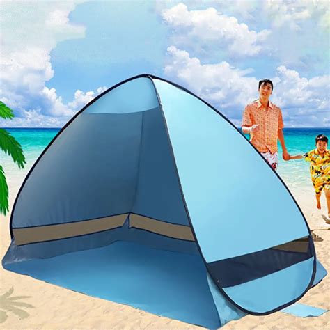 Outdoor Sun Shelter Camping Tent Hiking Beach Summer Tent UV Protection Fully Automatic Sun ...