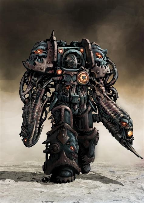 Chaos space Marine Obliterator in color by Jutami on DeviantArt ...