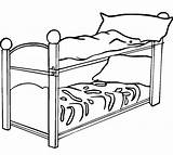 Beds Coloring Pages  Home sketch template
