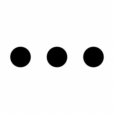 Ellipsis, interface, mark, more, punctuation, shapes, three dots icon - Download on Iconfinder