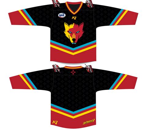 Ice Wolves Away Jersey Sublimated Blank | Chilly's Pro Shop