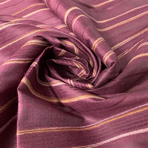 Burgundy Tussar Silk Fabric, Ahisma Silks By DesiCrafts, Buy Online