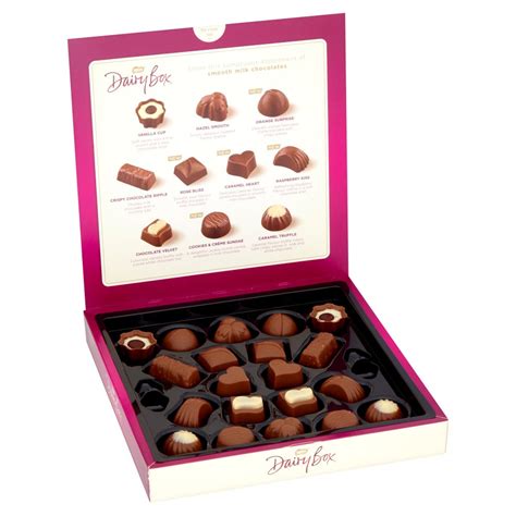 Dairy Box Milk Chocolate Assortment Box 180g (pack of 8) - British Chocolate Factory