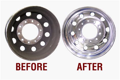 Rims Before And After Being Polished - Brake, HD Png Download - kindpng