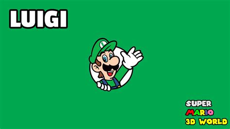 luigi super mario 3d world with green background hd games Wallpapers ...