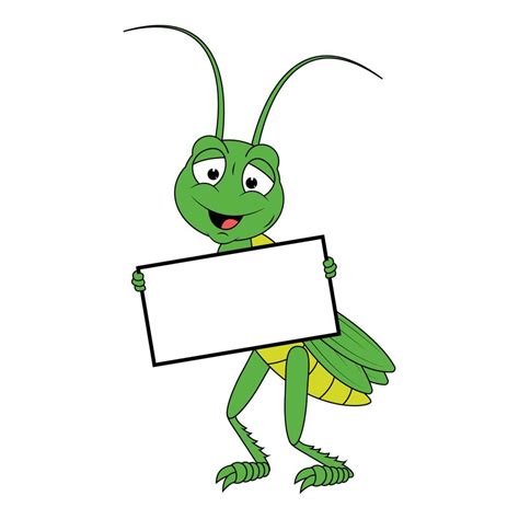 cute grasshopper animal cartoon 12243598 Vector Art at Vecteezy