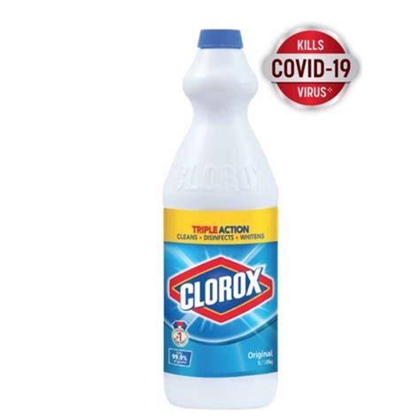 CLOROX Bleach- Original 1L | Shopee Singapore