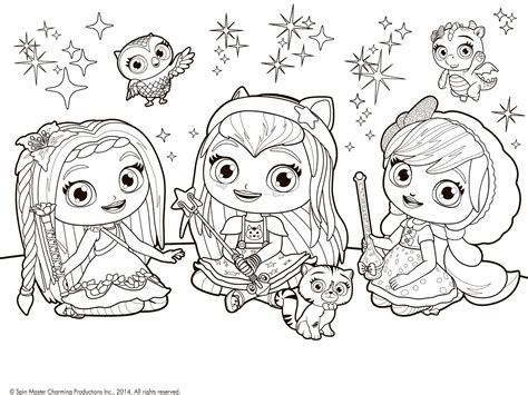 Little Charmers Coloring Pages at GetColorings.com | Free printable ...