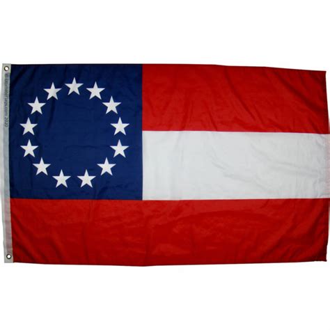 13 Stars and Bars Flag - Confederate - First National Flag - CSA