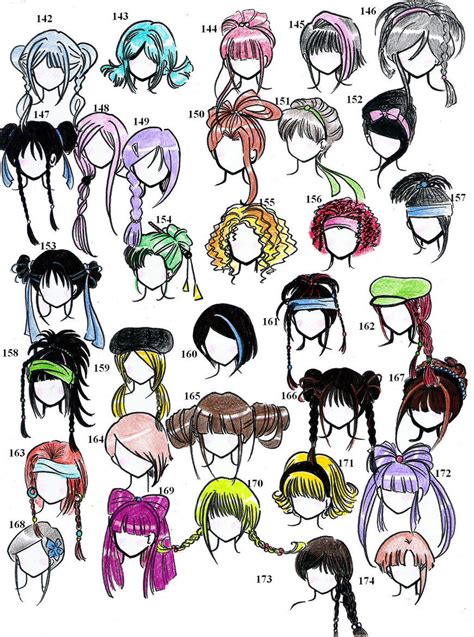 hairstyles - 2nd edition- | Drawing References ...