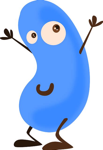 Free vector graphic: Bean, Cartoon, Blue, Character - Free Image on Pixabay - 294077
