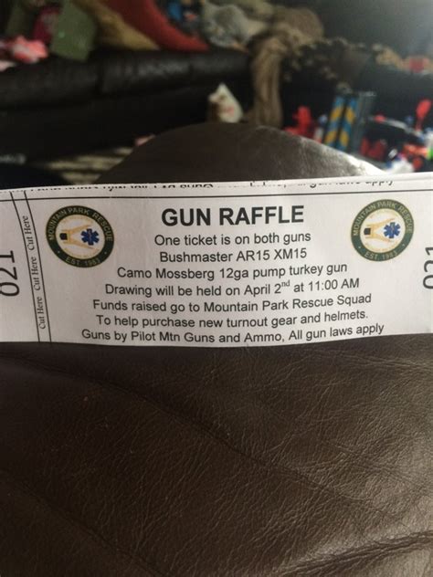 Selling Gun Raffle Tickets | NC4x4