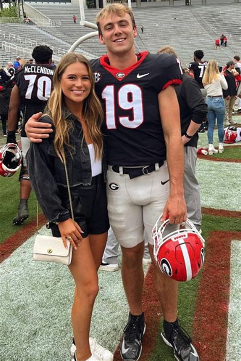 Meet the girlfriend of Georgia's Brock Bowers, Cameron Newell