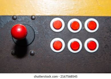 Retro Arcade Joystick Buttons Stock Photo 2167568545 | Shutterstock