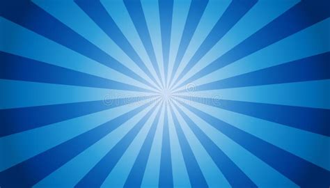 Blue Sunburst Background Wallpaper Illustration Stock Illustration ...