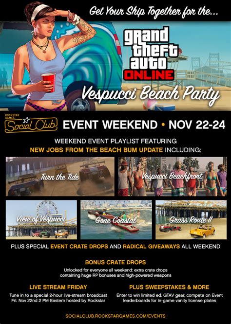 GTA Online Social Club Event Weekend