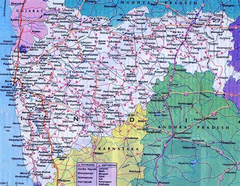 Road Map Of Maharashtra With Distance – Map Of California Coast Cities