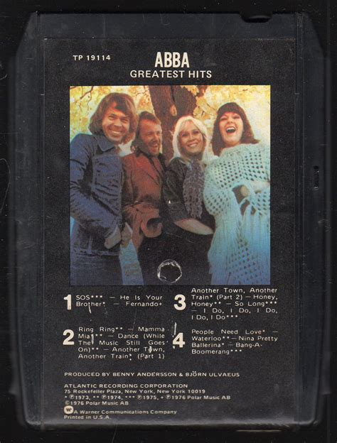 ABBA - Greatest Hits 8-track tape