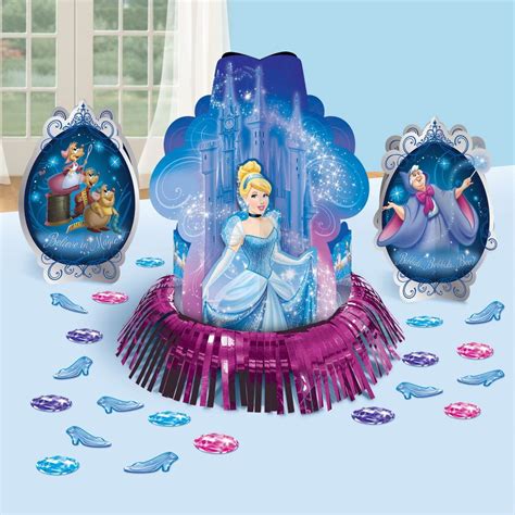 Cinderella Birthday Party Centerpieces and Confetti Table Decorations - Walmart.com