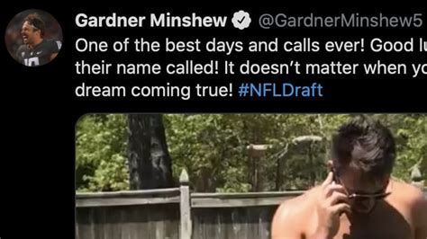 We Did Not Need to See This Photo of Gardner Minshew Getting His NFL ...