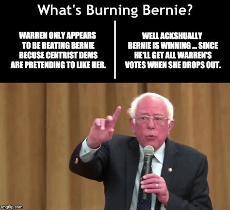 What's Burning Bernie - Imgflip