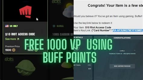 I redeemed 1000 Valorant Points from Buff APP - YouTube