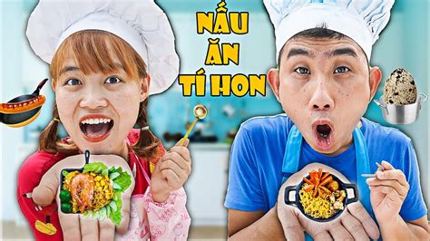 Hà Sam | Cuộc Thi Nấu Ăn Tí Hon Tìm Ra Vua Mì Tôm - Miniature Cooking Mini Food