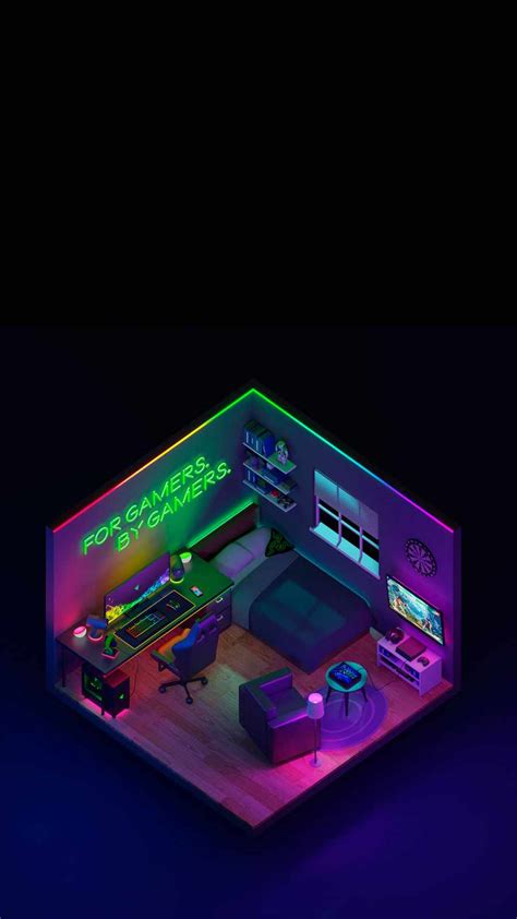 Razer Gaming Setup iPhone Wallpaper - iPhone Wallpapers