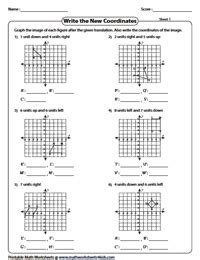 Translation Worksheets