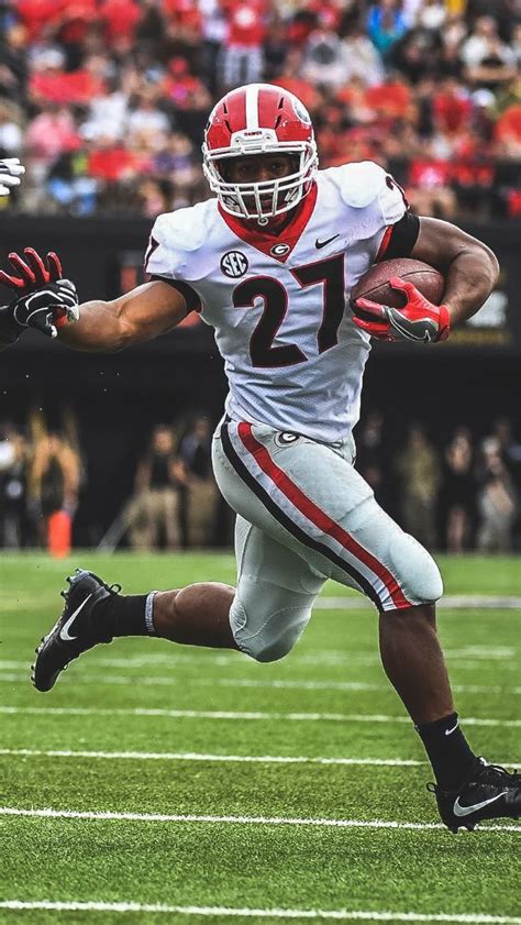 Georgia Bulldawgs #27 Nick Chubb | Georgia bulldogs football, Dawgs ...