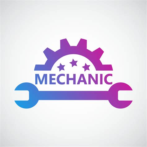 mechanic logo design vector 13077127 Vector Art at Vecteezy