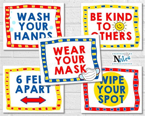 Back to School Classroom Signs School Signs Wash Your Hands | Etsy