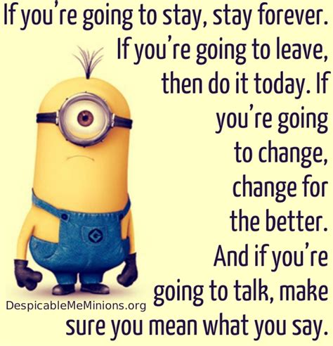 Minion Sad Quotes About Relationships. QuotesGram