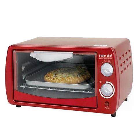 Better Chef Classic Red 9-liter Toaster Oven - Walmart.com - Walmart.com