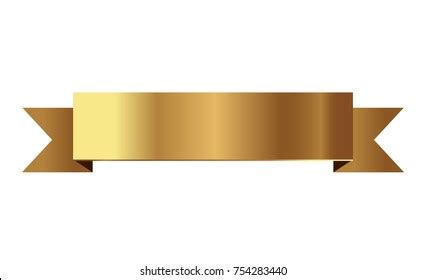 Golden Ribbon Vector Stock Vector (Royalty Free) 754283440 | Shutterstock