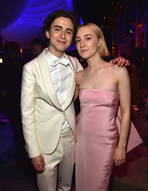 Timothée Chalamet Says Acting with Saoirse Ronan Is 'Easier'