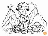 Mining Coloring Page For Kids  Free Printable Pages sketch template