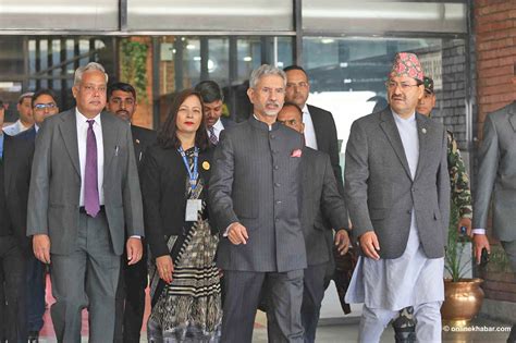 Indian Foreign Minister S Jaishankar arrives for Nepal-India Joint ...