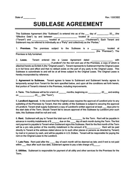 Free Rental & Lease Agreement Templates | PDF & Word