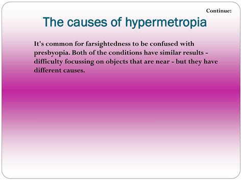 PPT - Hypermetropia: Causes, Symptoms, Daignosis, Prevention and Treatment PowerPoint ...