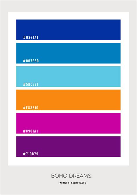 Royal blue, Magenta, Orange and Purple Color Scheme – Color Palette #67 ...