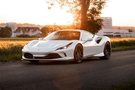 Download Supercar White Car Ferrari Car Vehicle Ferrari F8 Tributo 4k Ultra HD Wallpaper