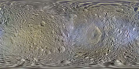 NASA releases stunning global maps of six of Saturn's moons